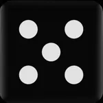 Black dice icon