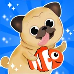 Puppy fishing - Funny pals icon