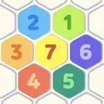 Make 7 In Hexagon icon