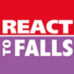 React to falls icon