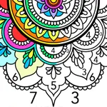 Mandala Color by Number icon