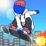 Hoverboard cross icon