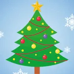 Christmas Tree Sticker Set icon