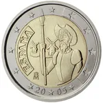 2 Euro coins icon