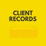 Hairdressing client records icon