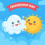 Friendship Day Stickers cards icon