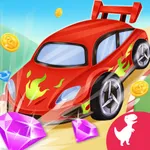 Dinosaur Kids Car Racing Game icon