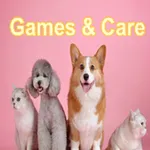 pet games and pet care icon