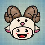 Sticker Me Goat Mascot Boy icon