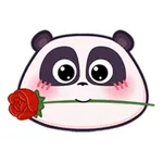 Cute Panda Head Emoji Stickers icon