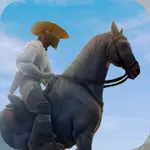 Wild West Cowboy Horse Rider icon