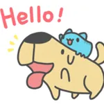 Cute Golden Dog icon