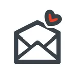 Handwritten letter icon