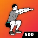 500 Squats: Legs Workout icon