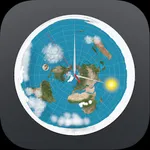 Flat Earth Sun, Moon Clock icon