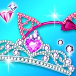 Princess tiara maker icon