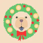 Christmas Stickers Chow Chow icon