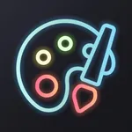 GlowDrawBoard-Chalk draw board icon