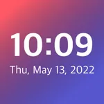 My widget clock + icon