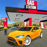 Car Parking At Gas Station icon