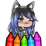 Glitter Gacha Coloring book icon