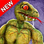 Scary Lizard Monster Man 3D icon