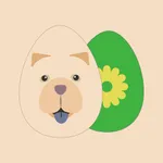 Easter Stickers Chow Chow icon