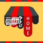 Mini market at home icon