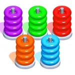 Hoop Stack Puzzle - Sort Color icon