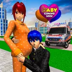 Anime Pregnant Mother Life Sim icon