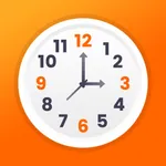 Kids clock learning icon