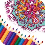 Adult Coloring Book - Mandala icon