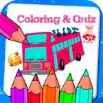 Quiz & Coloring book icon