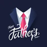 Happy Father's day photo frame icon