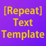 Repeat Text Template icon