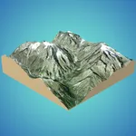 3D GIS Digital Elevation Model icon