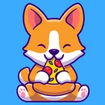 Cute Corgi Dog Stickers! icon