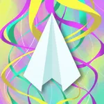 Waltz of the paper plane icon