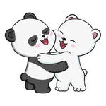 Panda and pola icon