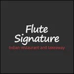 Flute signature Indian icon