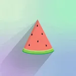 Ripe watermelon icon