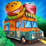 Cooking Truck Craze Food Games icon