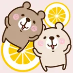 Bear cubs' stickers for summer icon