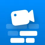 Teleprompter - video script icon