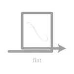 【flat】公式アプリ icon