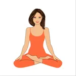 Rhythmic breathing meditation icon