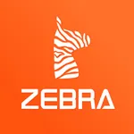 Zebra shopping icon