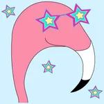 Funny Pink Flamingo Stickers icon