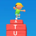 Text Life 3D - Lucky Runnner icon