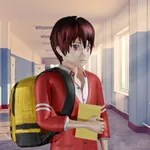 Anime Boy High School Life 3D icon